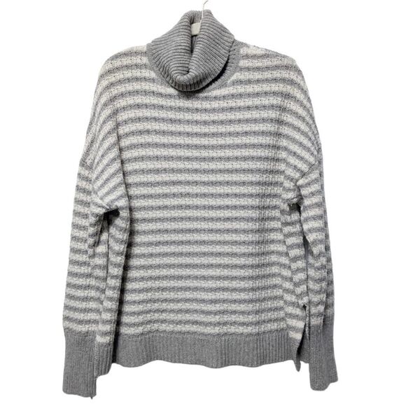 GAP Striped Merino Wool Boxy Turtleneck Sweater XL - Picture 1 of 7